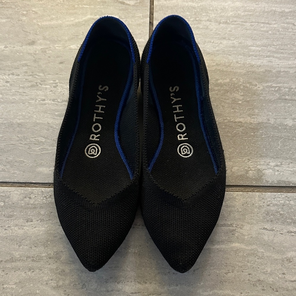 Rothy's The Point Black Flats - Picture 2 of 5